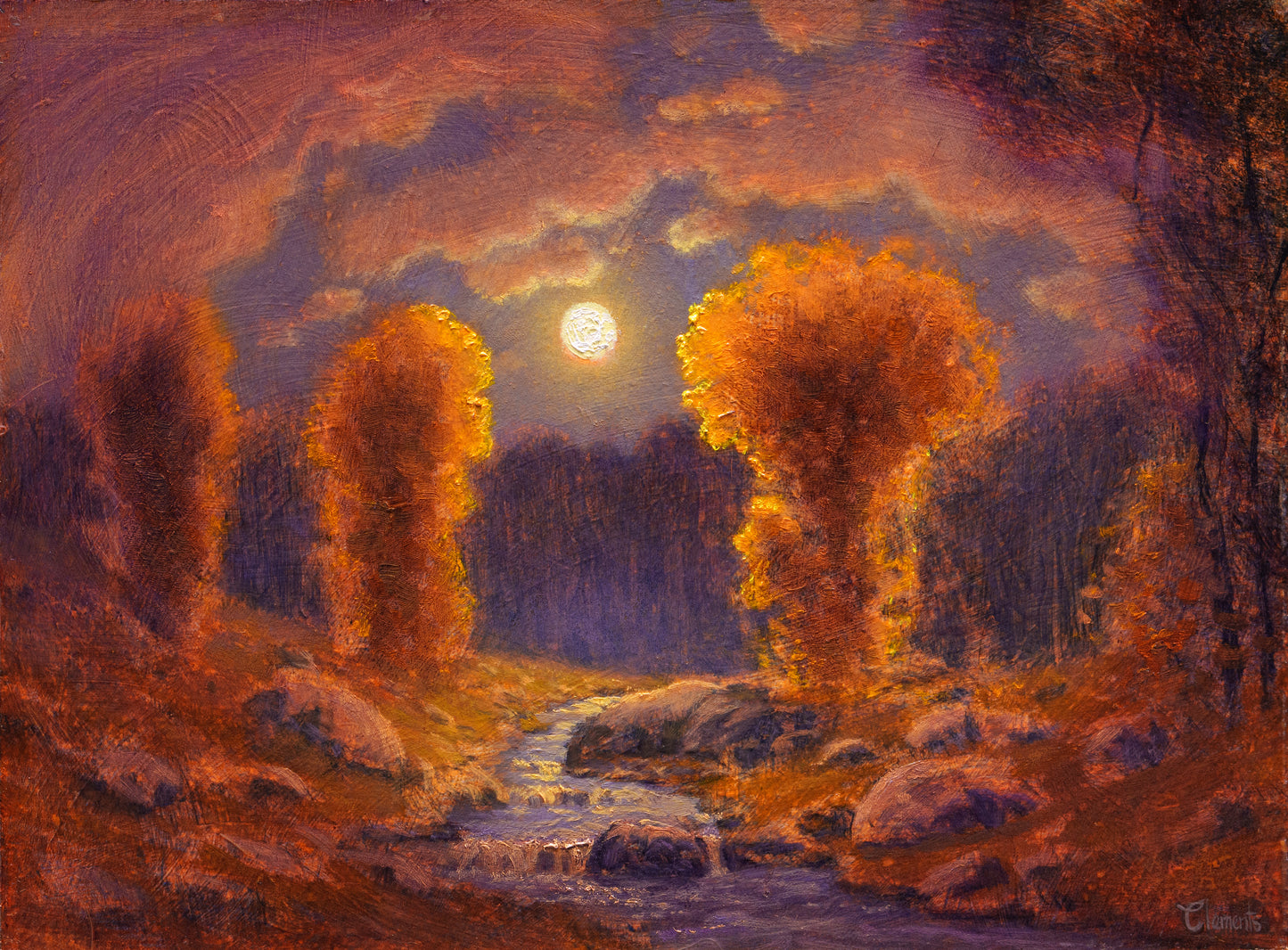 A Dream of Home, original oil painting by Nathan Clements