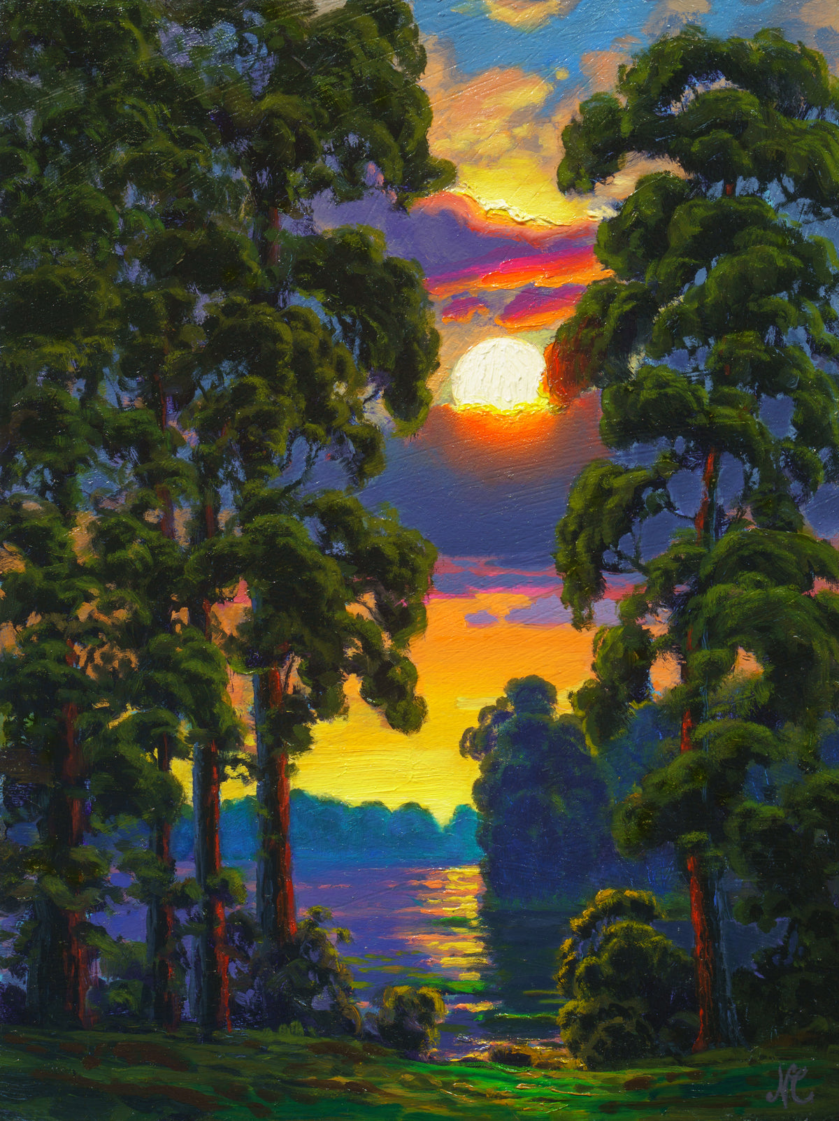 Color as a Friend, original oil painting by Nathan Clements