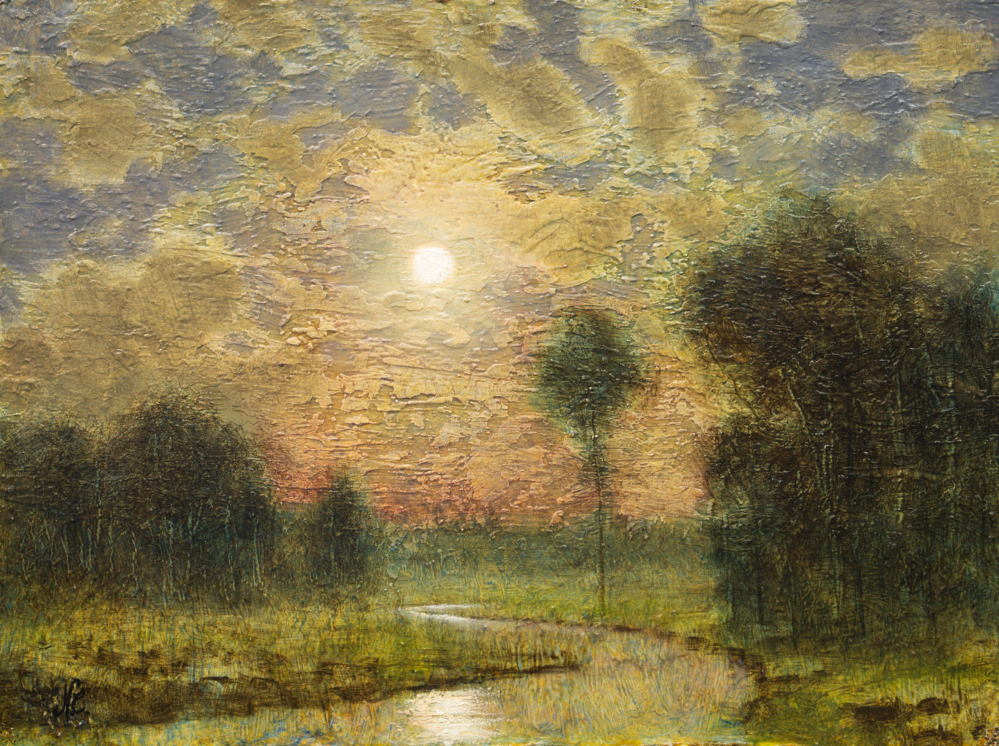 Dreams and Light, original oil painting by Nathan Clements