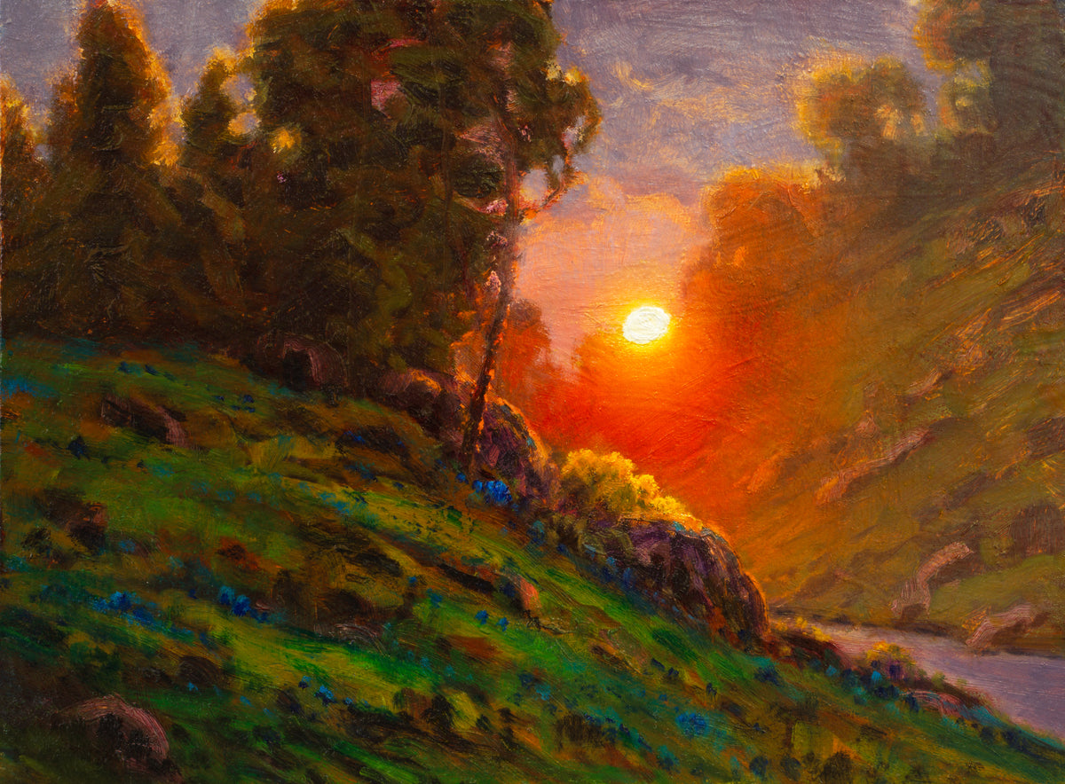 Morning Laughter Light, original oil painting by Nathan Clements