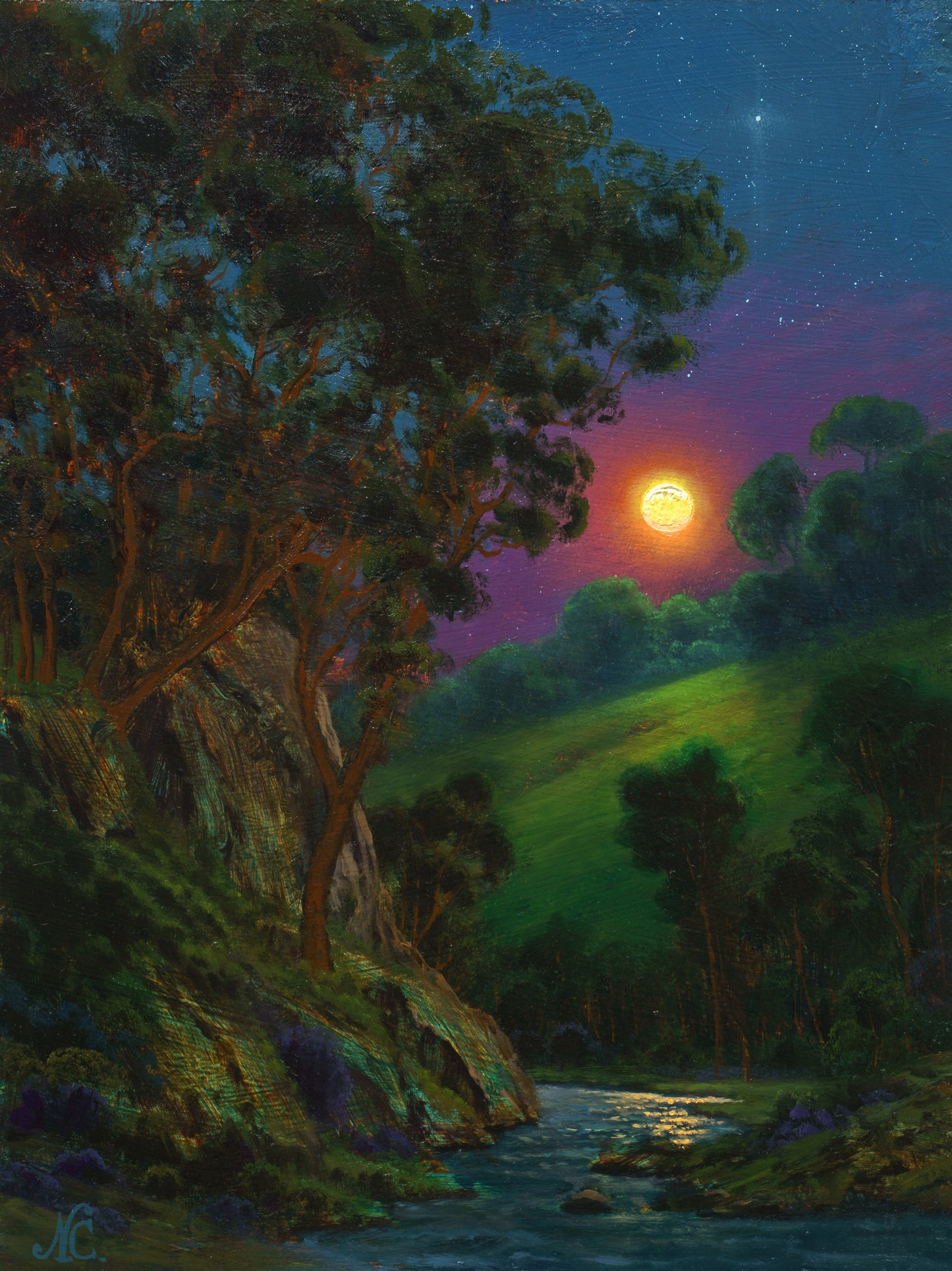 A New Life, original oil painting by Nathan Clements