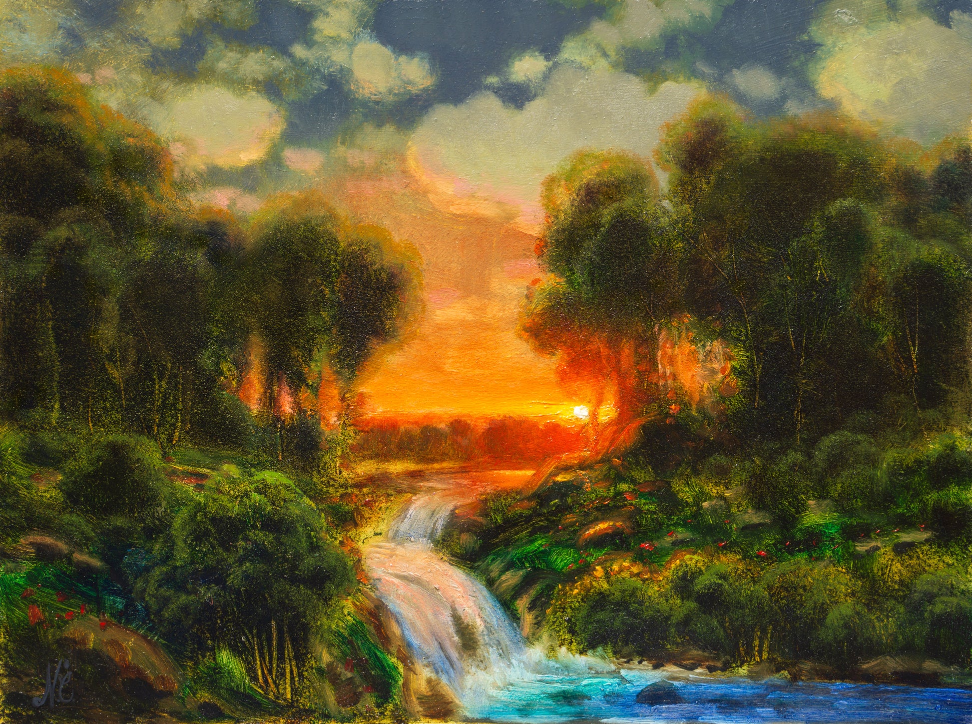 Beauty Becomes You, original oil painting by Nathan Clements