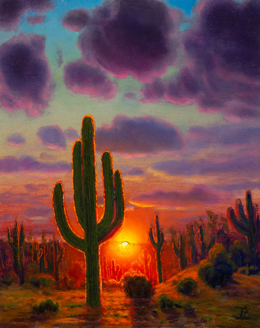 Brightness of Life, original oil painting by Nathan Clements