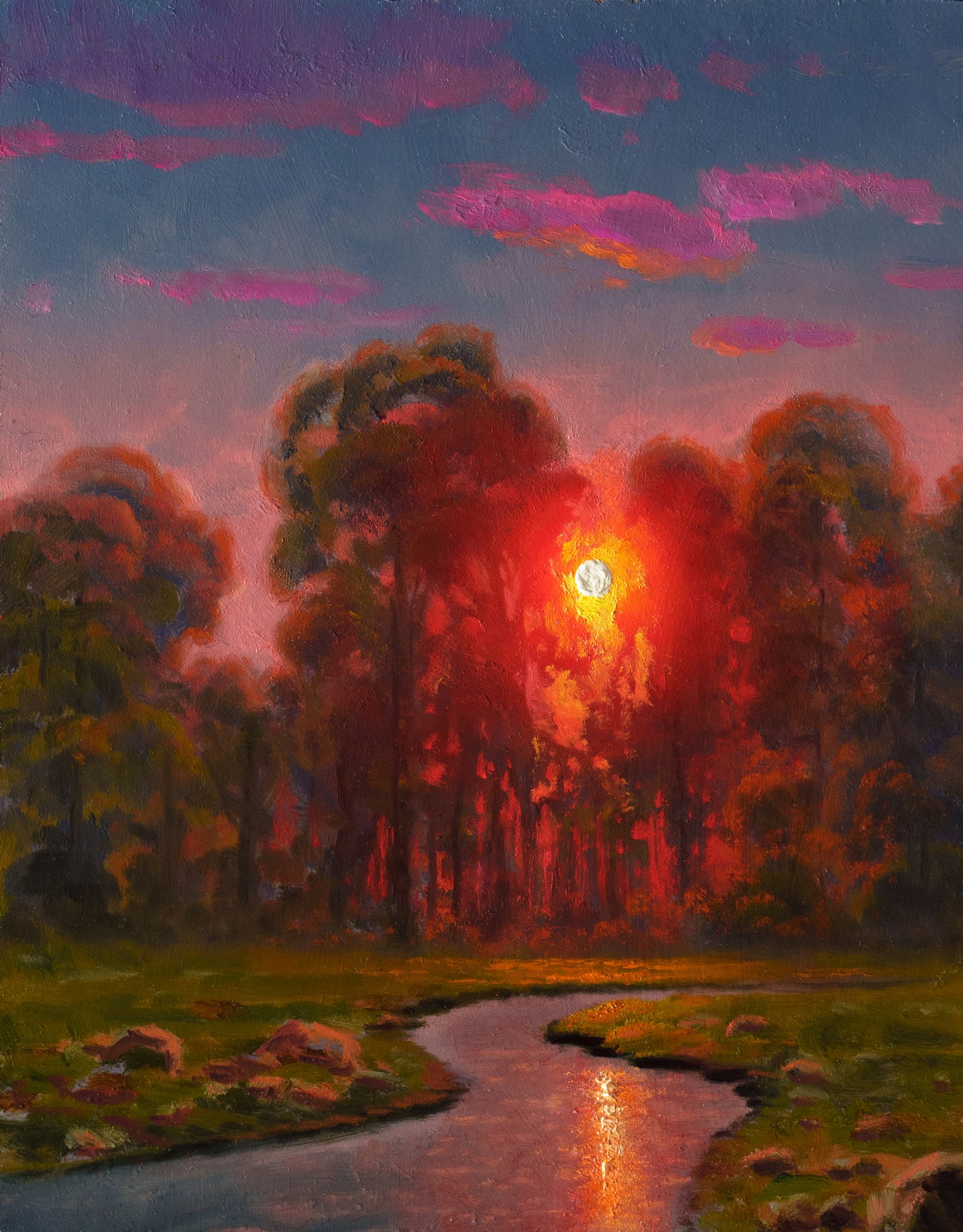 Hope Light, original oil painting by Nathan Clements